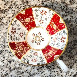 Radfords "Nabob" Fenton China tea cup Red/White